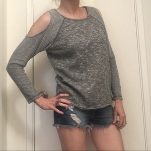 Cut Out Raglan Sweater